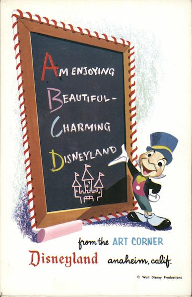 Am enjoying Beautiful Charming Disneyland from the Art Corner