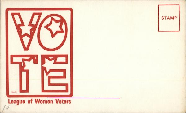 VOTE - League of Women Voters Political