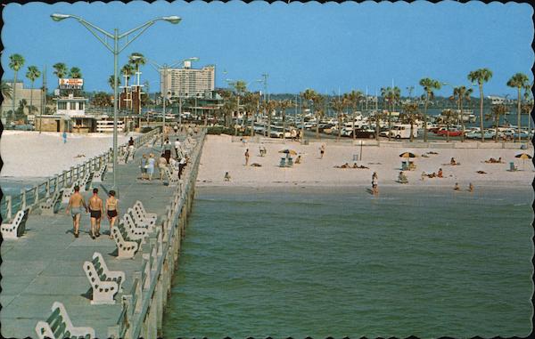 Looking East From Clearwater Beaches' Big Pier 60 Florida