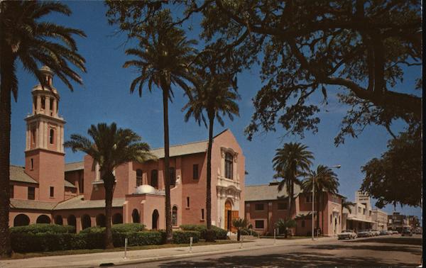 South Ft. Harrison Avenue and Peace Memorial Church Clearwater Florida