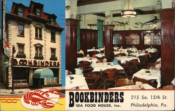 Main Dining Room, Bookbinders Sea Food House, Inc. Philadelphia Pennsylvania