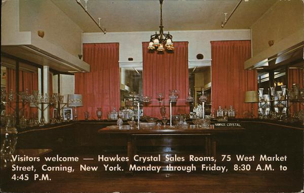 T. G. Hawkes & Co. - Crystal Sales Rooms Corning New York