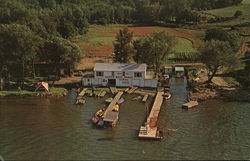 Harris Boat Works, Rice Lake Postcard