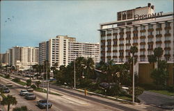 Hotels on Ocean Boulevard Postcard