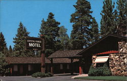 Crystal Range Motel Postcard