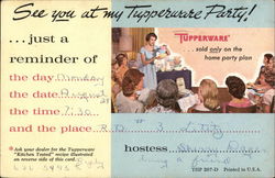 See You At My Tupperware Party! Postcard