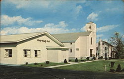 Our Lady of Fatima Parish Hall, Church and Rectory Delanson, NY Postcard Postcard Postcard