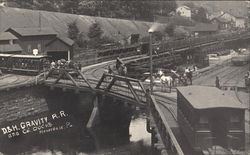 D. & H. Gravity R. R. and Co. Docks Postcard