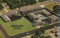 Silver Spur Lodge Dodge City, KS Postcard Postcard Postcard