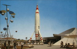 TWA Rocket Ride Postcard