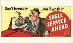 Shell Service Postcard