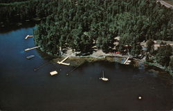 An Aerial View of Camp Wichingen Postcard