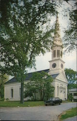 The First Parish Church Postcard