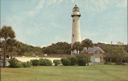 Glynn County Casino and Lighthouse Saint Simons, GA Postcard Postcard Postcard