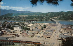 View of Bonners Ferry Postcard