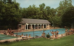 Swimming Pool at McCormick's Creek State Park Postcard