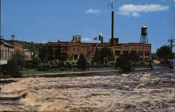 Escanaba Paper Co., on the Escanaba River Gladstone, MI Postcard Postcard Postcard