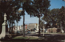 View from Court House Grounds Postcard