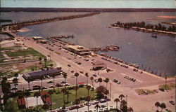 Air View of Clearwater Beach Florida Postcard Postcard Postcard