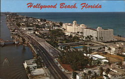 Beautiful Hollywood Beach Florida Postcard Postcard Postcard