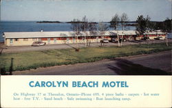 Carolyn Beach Motel Postcard