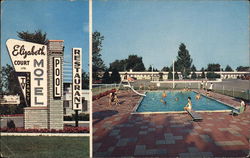 Elizabeth Court Motel Ltd., Dundas St., East on #2 Highway Postcard