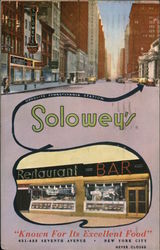 Solowey's Restaurant and Bar Postcard