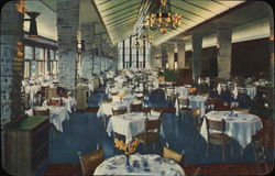 Jasper Park Lodge Dining Room Alberta Canada Postcard Postcard Postcard