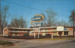 Lake Eufaula Motor Lodge Alabama Postcard Postcard 