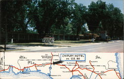 Chipley Motel Postcard