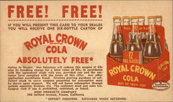 Royal Crown Cola Absolutely Free Postcard