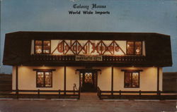 Colony House, World Wide Imports Williamsburg, IA Postcard Postcard Postcard