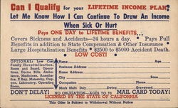 Lifetime Income Divison of World of Omaha Los Angeles, CA Postcard Postcard Postcard