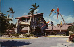 Picturesque Entrance to the Parrot Jungle Miami, FL Postcard Postcard Postcard
