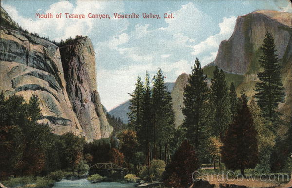 Mouth of Tenaya Canyon Yosemite Valley California Yosemite National Park