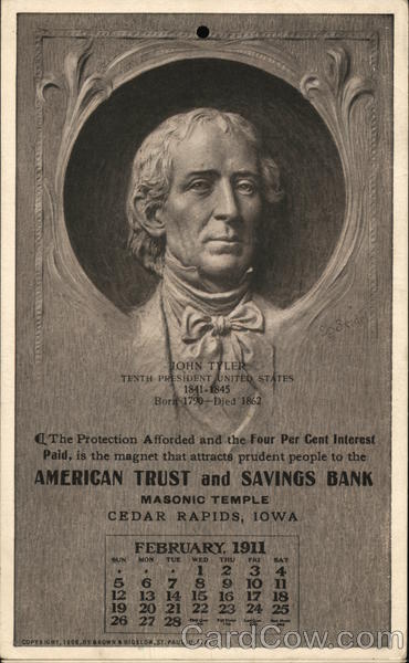 John Tyler, Tenth President of the United States Presidents