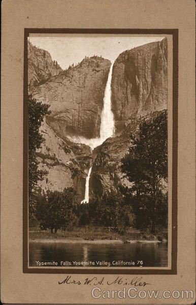 View of Falls Yosemite Valley California Yosemite National Park