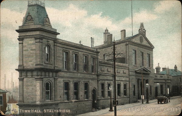 View of Town Hall Stalybridge England Greater Manchester