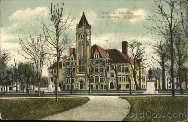 Hackley School Building Muskegon Michigan