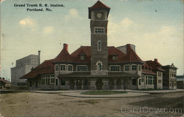 Grand Trunk R.R. Station Portland Maine