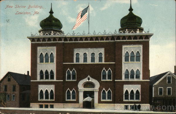 New Shrine Building Lewiston Maine