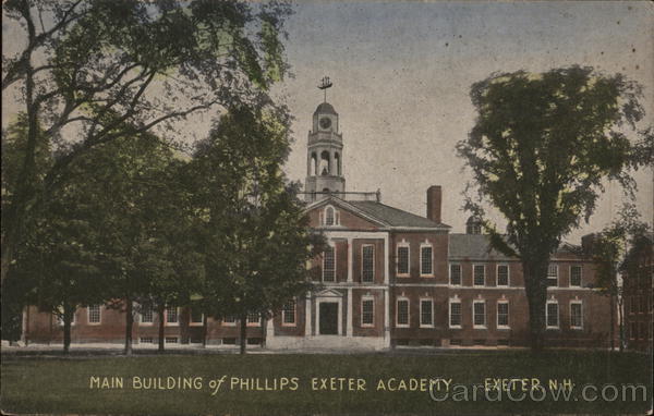 Main Building of Phillips Exeter Academy New Hampshire