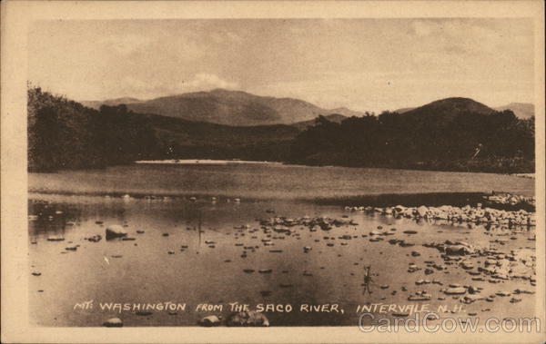 Mt. Washington from the saco River Intervale New Hampshire