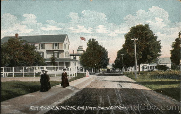 Park Street Toward Golf Links Bethlehem New Hampshire