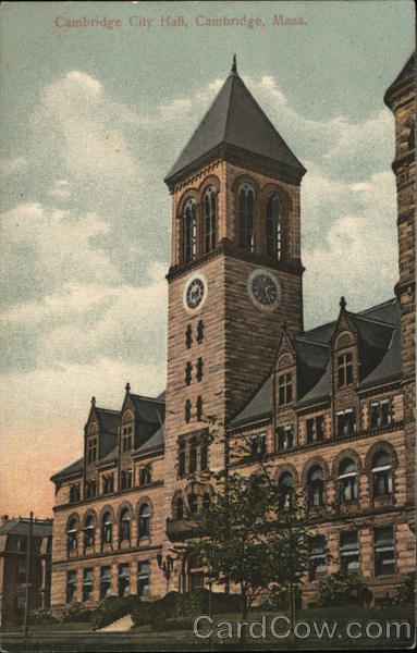 Cambridge City Hall Massachusetts