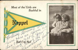 Most of the Girls are Bashful in... Neppel Postcard