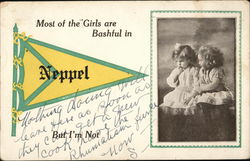 Most of the Girls are Bashful in... Neppel Moses Lake, WA Postcard Postcard Postcard