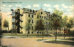 Mercy Hospital Denver, CO Postcard Postcard Postcard