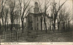 Court House Building Tuscola, IL Postcard