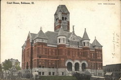 Court House Robinson, IL Postcard Postcard Postcard